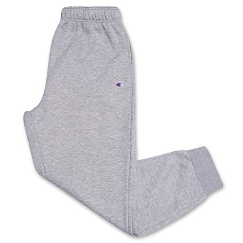 Champion Big and Tall Powerblend Sweatpants for Men 3X Tall Heather Grey