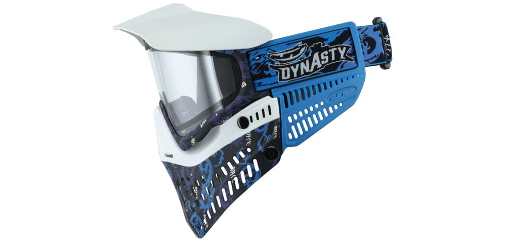 JT Spectra Dynasty LE Proflex Paintball Mask Goggle W/Clear Thermal Lens- White