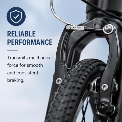 Universal Bike Brake Cable Set for Road and Electric Bikes - 20 Pcs