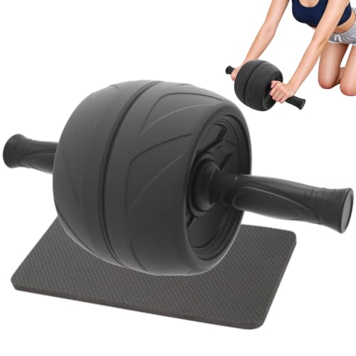 Ab Wheel Exercise Wheel with Extra-Wide 5.5-Inch Rubber Tread for Core Training