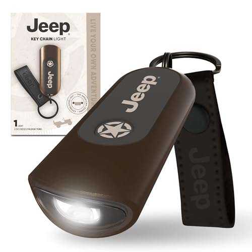 Mini Jeep Keychain Flashlight with Touch Tech - Portable LED Keyring