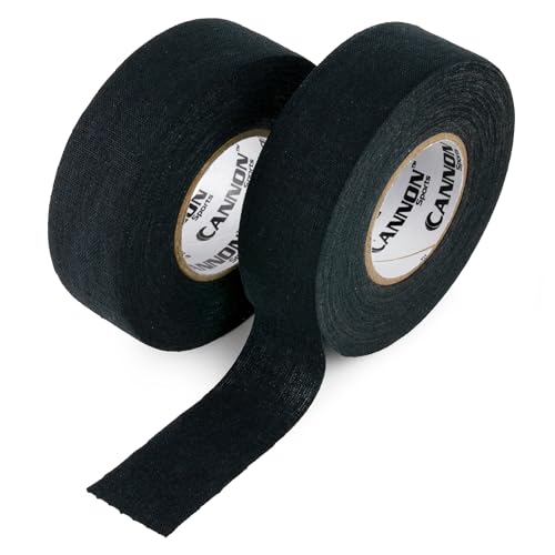 Cannon Sports Grip Tape Black 2-Pack for Hockey, Lacrosse & Baseball