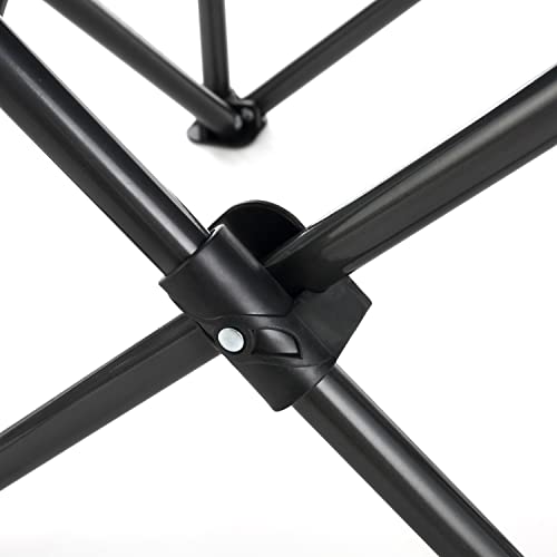 ARROWHEAD OUTDOOR Portable Deluxe Folding Camp Quad Chair w/Headrest, Glass & Cup Holders, Armest 6-can Cooler, Heavy Duty Carry Bag, 550 lbs Weight Capacity