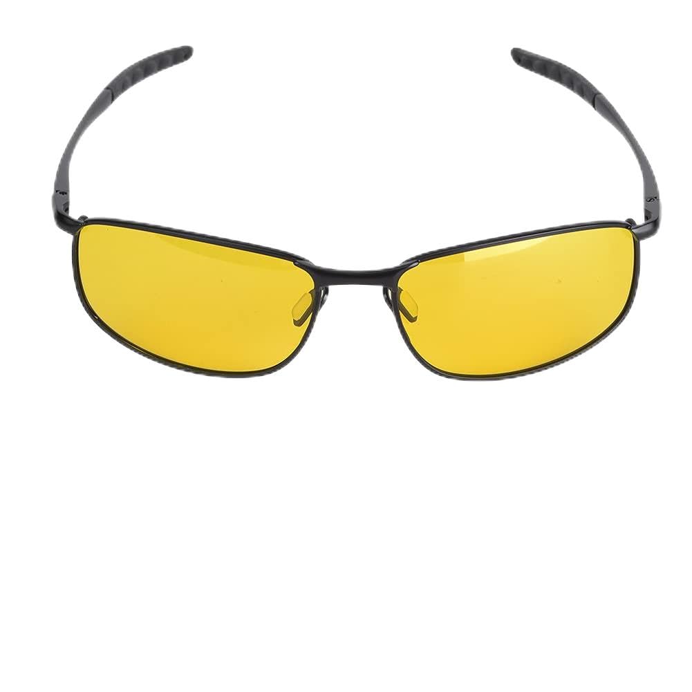 HD Polarized Sunglasses for Day Night Driving Outdoor Sports, Anti Glare Glasses with Case for Men Women