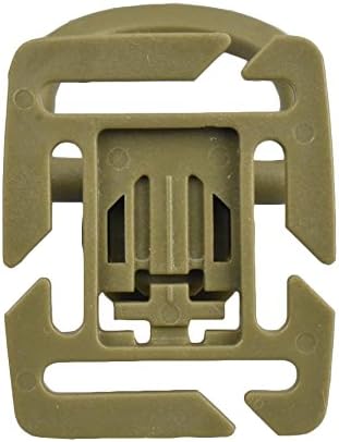 Jadedragon Multipurpose Tactical 360 Rotation D-Ring Clips/Locking Carabiner/Hydration Tube Clips/Elastic String Strap Management Tool for MOLLE Webbing Attachment Backpacks