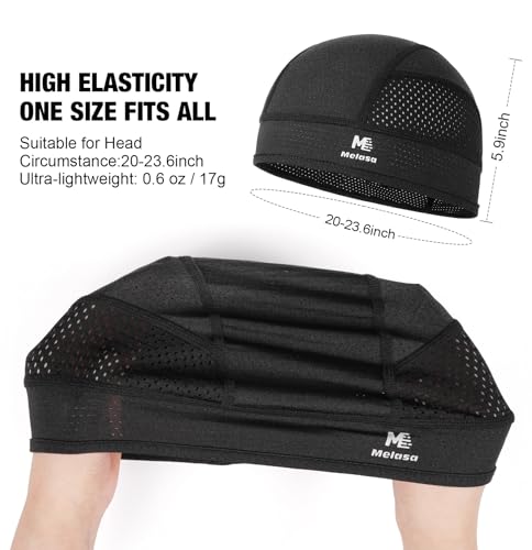 Breathable Cooling Skull Cap for Helmet Sweat-Wicking Under-Helmet Wear