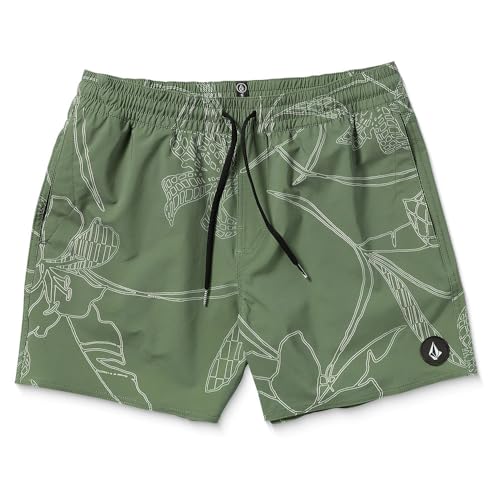 Volcom Mens Mod-tech 20" Boardshorts ? 4-Way Stretch Swim Trunks with Cinch Fly and Quick-Dry Fabric