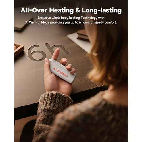 Hand Warmers Rechargeable, AI Electric Handwarmer, 3 Levels Heat Up to 131¢µ, Reusable Portable Pocket Heater, Warm Gifts for Christmas, Indoor, Outdoor, Hunting, Golf, Camping