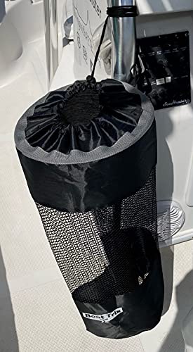 Slim Line Reusable Mesh Boat Trash Bag with Drawstring - 1 Pack