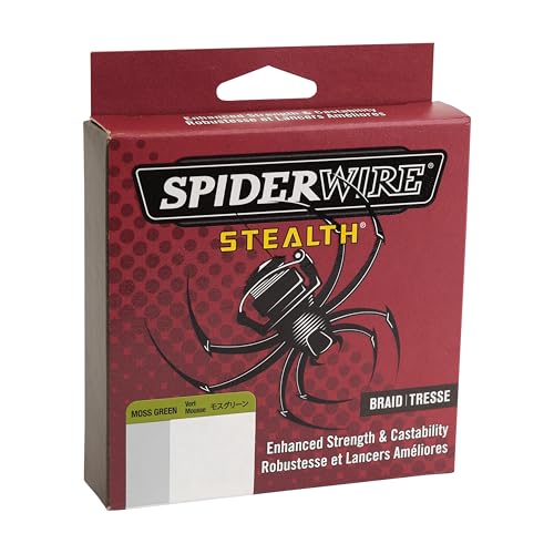 15lb Break Strength Moss Green Braided Fishing Line - 500yd Spool