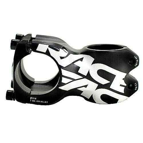 RaceFace Chester MTB Downhill Bike Bicycle Stem 31.8x50mm Plus and Minus 8 Degree Black, RF1805