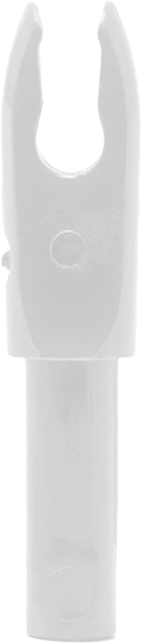 Bohning F Nock - .166 Shafts (4mm, VAP, Nano, Micro), 12 Pack, White