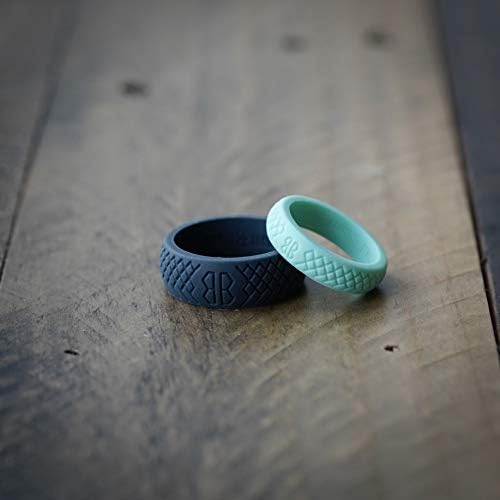 Silicone Ring For Women | Premium Rubber Wedding Band | Perfect For Fitness, Lifting, Active Lifestyle - Comfortable and Durable