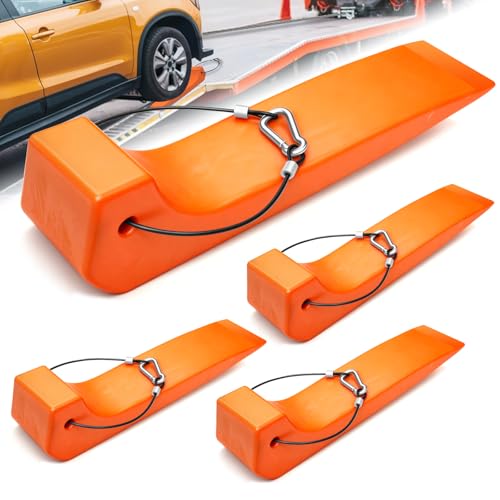 YATOINTO Tire Skates for Car Haulers Flat Beds & Wreckers - Orange 4 Pack