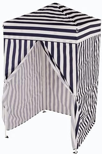 Impact Canopy 4' x 4' Portable Dressing Room, Pop Up Portable Changing Room, Navy Blue / White