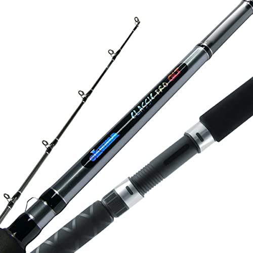 7'6" Medium-Light Casting Fishing Rod - 8-20LB Down Rigger, Durable e-Glass
