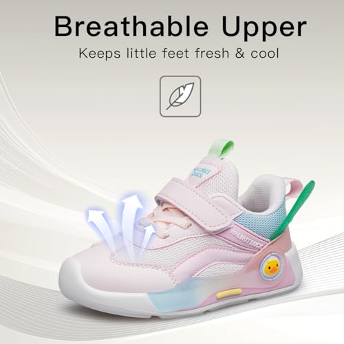 Lightweight Toddler & Kids Athletic Sneakers for Boys Girls - Breathable Running Shoes