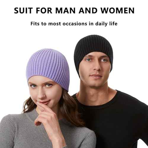 Skull Cap Beanie for Men and Women Warm Winter Hats Knit Beanie Toque for Daily Use