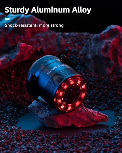 LED Bike Tail Light USB-C Rechargeable 5 Modes Aluminum IPX5 Safety