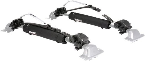 INNO INA446 Surf-Wind-Long Board Locking Roof Carrier w/Board Pads - Holds (1) Kayak or (1) Canoe or (2) SUP/Wind/Surf-Boards