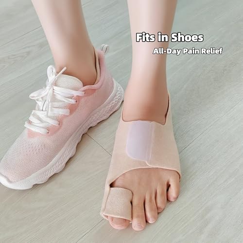 Bunion Corrector Support Brace: Pain Relief & Foot Alignment for Women & Men, 1 Pair for Day & Night Use