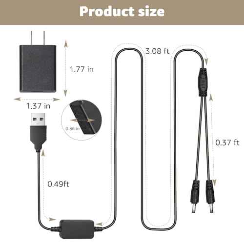 8.4V Heated Gloves Charger - Compatible with Savior Snow Deer Sun Will Heated Gloves, Heated Socks,Heated Vest Battery Power Cord