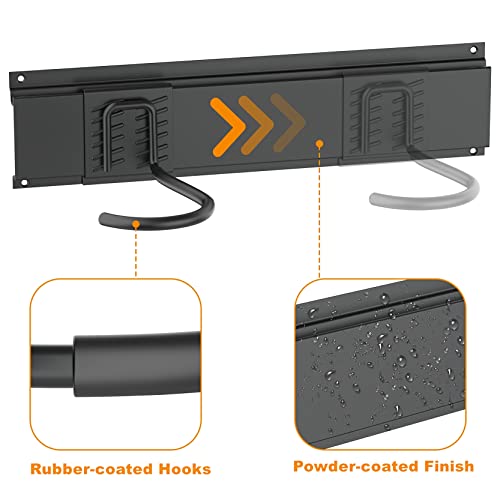 Wall-Mounted Bike Rack for Garage - Holds 6 Bicycles Storage Organizer