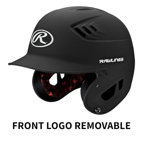 Rawlings R16M Baseball Helmet Matte Black SR 6 7/8 - 7 5/8