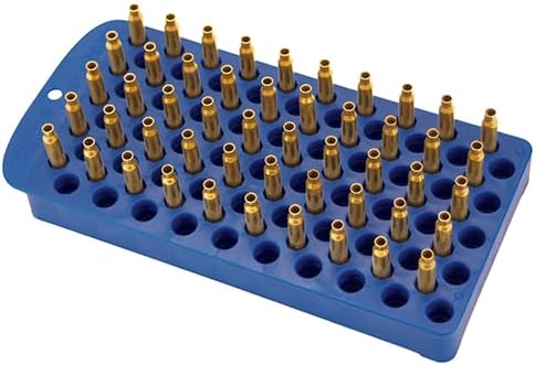 Universal Reloading Tray for Convenient 50 Round Brass Storage,blue