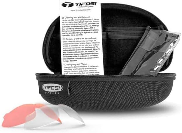Tifosi Vero Sunglasses (Race Pink, Smoke/AC Red/Clear)