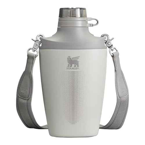 Stanley Cross Bottle 23 oz | Travel Water Bottle with Jacquard Strap | Leakproof Tritan Lid with Removable Straw | Insulated Stainless Steel | BPA-Free | Ash