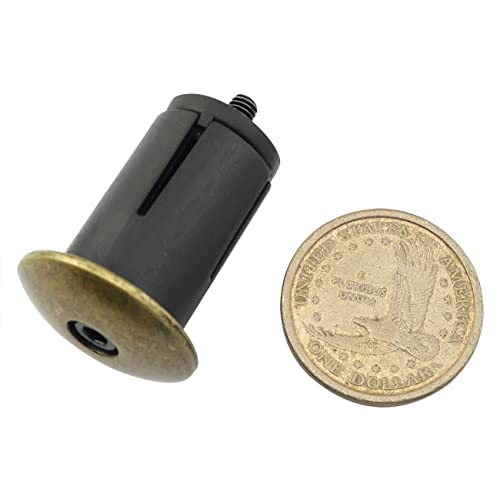Bronze Aluminum Alloy Bicycle Handlebar End Plugs - 2pcs Fit Most Bikes