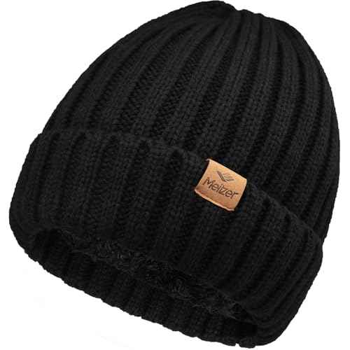 Winter Beanie Hat for Men and Women, Warm Double-Layered Knit Beanie in Multiple Colors to Go with Everything
