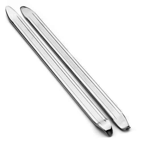 Bike Tire Levers - Motorcycle Tire Spoons Iron Set Dirt Bike Tire Changing Tools 10" Lengthen Premium Stainless Steel Repair Tube for Motorcycles Electric Bicycles Mountain Dirtbike
