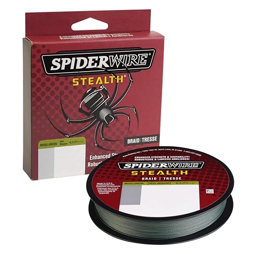 15lb Break Strength Moss Green Braided Fishing Line - 500yd Spool