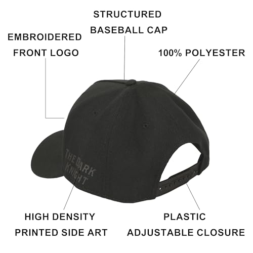 Bioworld Batman Symbol Embroidery with Pu Inlay Poly Wool B104 A Frame Snapback