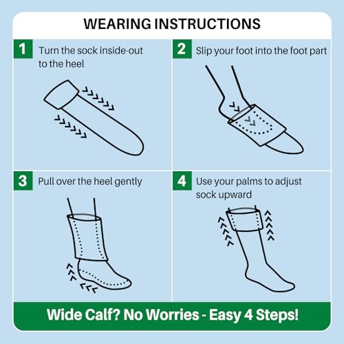 Compression Socks for Women Wide Calf: Plus Size 20-30mmHg Medical Support Stockings for Nurses, Pregnant Women, Men, Flying, Travel ? 3 Pairs (XXL-7XL)
