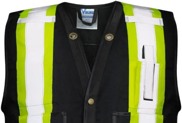 Viking Open Road Surveyor FR Safety Vest - Fire Retardant Class 1 Reflective Vest; ANSI/ISEA and CSA Compliant