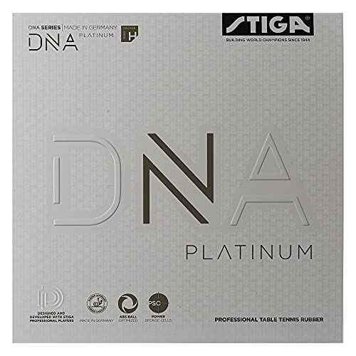STIGA DNA Platinum H Table Tennis Rubber | Hard Professional Table Tennis Sheet for Maximum Control & Powerful Spins - Full Stroke Control - Made in Germany