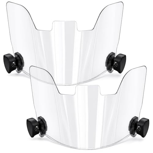 Football Helmet Visor Clear UV Protection for Youth & Adults Pack of 2