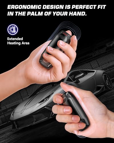 Rechargeable Hand Warmers 2-Pack with Charging Case - Portable 14000mAh Electric Hand Heaters for Camping, Hunting, Golf, Outdoor Activities