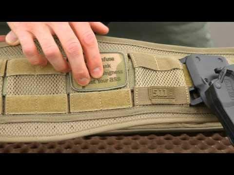 5.11 Tactical Unisex Combat Belt, Weather Resistant 500D Nylon, Style 58642