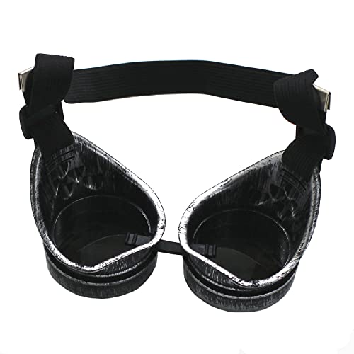 WEICHUAN Vintage Steampunk Goggles Mad Scientist Goggles Cosplay Punk Glasses for Adult, Women, Men Halloween Costume