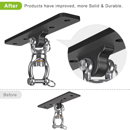 Black Heavy Duty Swing Hanger Kit for Indoor & Outdoor Play - 900LB Capacity