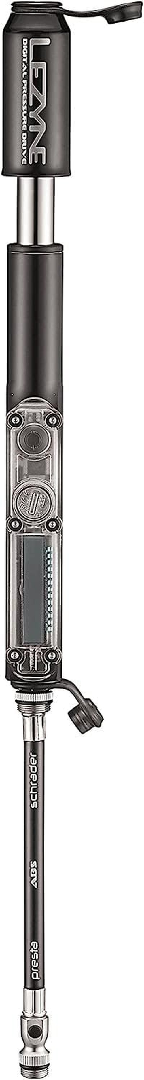 Lezyne Digital Pressure Drive Bike Pump, Black, One Size