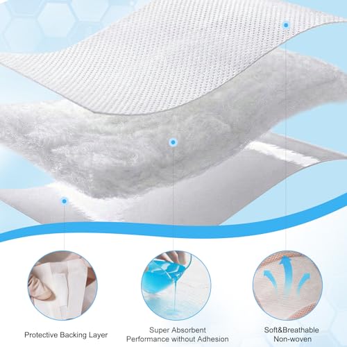 Sterile Wound Care Gauze Dressings 30 Pack - Water-Resistant & Non-Adherent