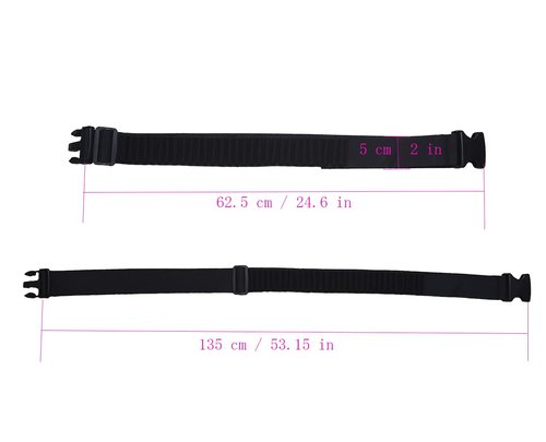 Hunting Ammo Waist Belt Shoulder Strap 30 Round Rifle Bullet Belt (Black)