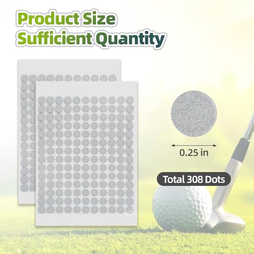 Golf Reflective Dot Stickers - Pack of 308 for High-Speed Camera Tracking