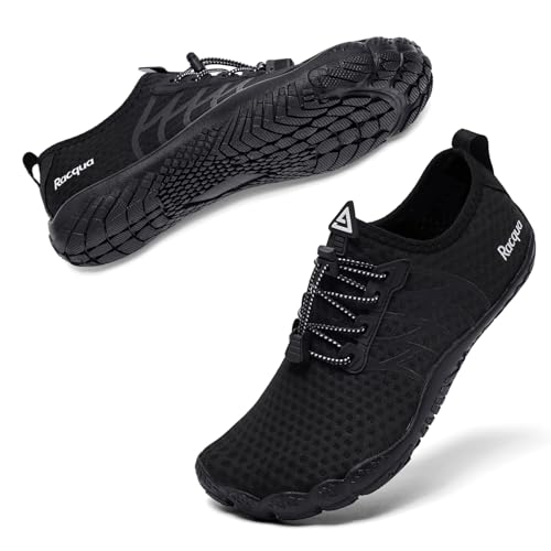 Racqua Water Shoes Quick-Dry Swim Shoes Breathable Lightweight Beach Shoes Pool Barefoot Aqua for Women Men