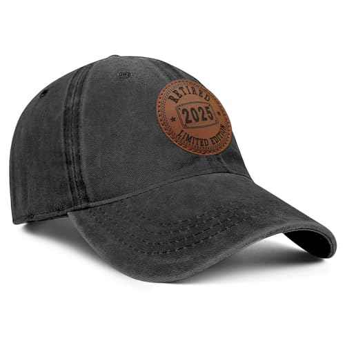 Retirement Gifts for Men Women, Best Personalized Funny Retired Ideas Gifts Hat Embroidered Baseball Cap